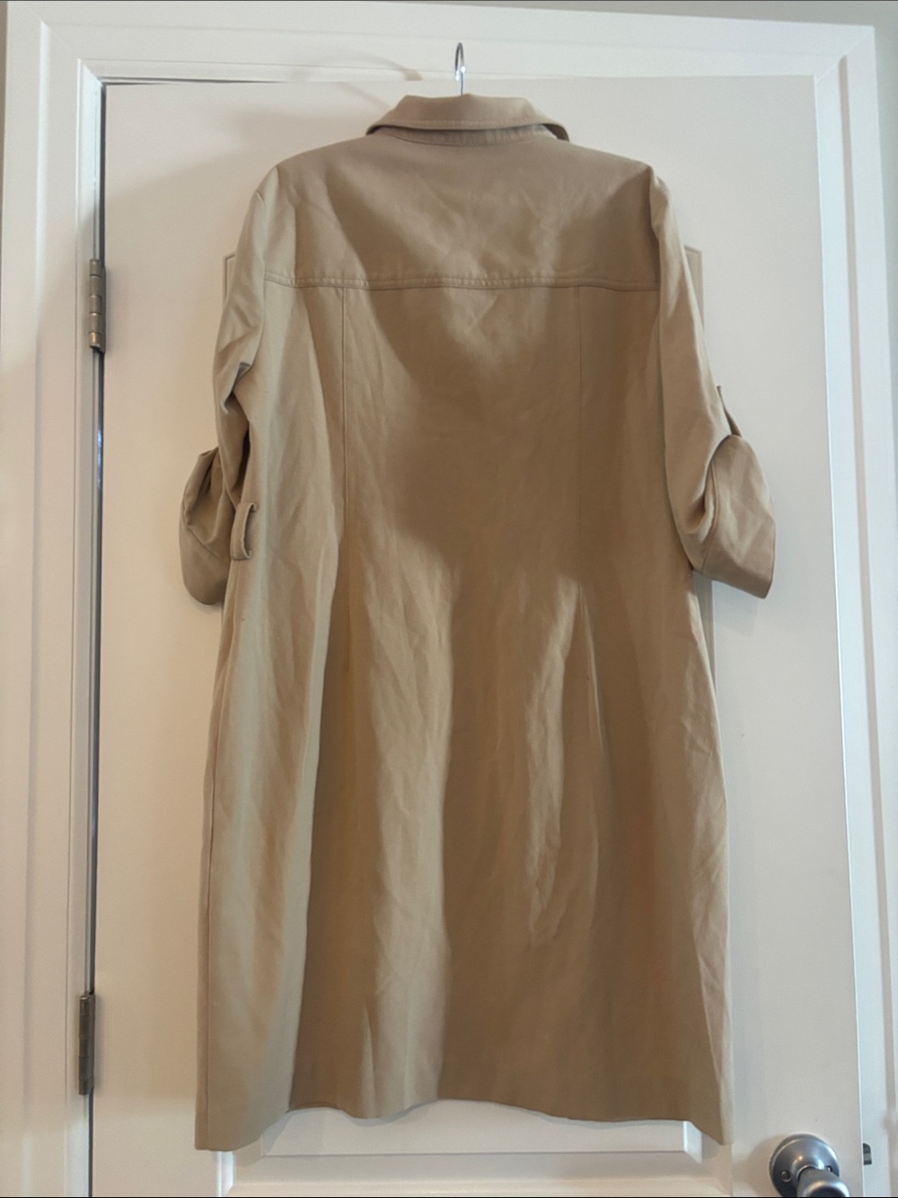 Michael Kors Khaki Utility Jacket Dress with Gold-Tone Hardware - Picture 5 of 5